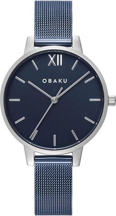 Obaku Liv Arctic Quartz Blue Dial Ladies Watch V209LXCLML