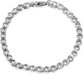 Pompeii3 Mens Link Rolo 14k Gold (17gram) or Platinum (28gram) 5.5mm Bracelet 8