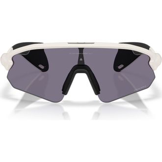 Oakley Stunt Devil 137mm Rectangle Shield Sunglasses in Matte Mist /Prizm Grey at Nordstrom