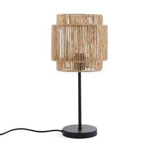 La Redoute Interieurs Tafellamp in metaal en hennep, Yaku