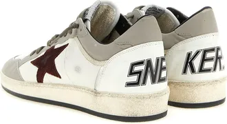 Golden Goose Mens Multicolor Leather Low Top Sneakers