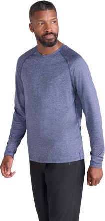 Mountain Warehouse Agra Stripe IsoCool Tee - UPF30 UV Protection Tshirt, Lightweight Shirt, Quick Dry, Highly Wicking, Breathable & Antibacterial Top Navy 3XL