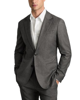 Reiss Degree Sb Notch Fla Wool-Blend Formal Jacket