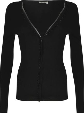P.A.R.O.S.H. Zwarte Sweater Collectie - Dames - Vesten - Zwart - M - Truien & Vesten