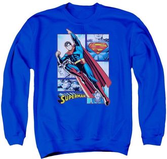 Gildan Justice League of America Superman Panels Adult Crewneck Sweatshirt