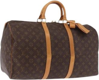 Louis Vuitton Pre-owned Boston Bag - Dames - Vintage Weekendtas - Bruin - ONE Size - Vintage