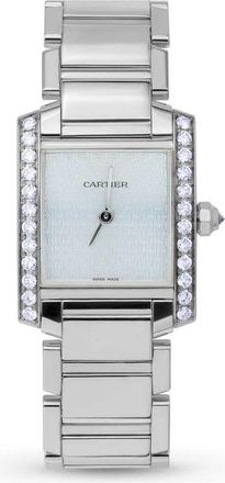 Cartier Pre-owned Cartier Tank Franaise White Dial Ladies Watch 2403