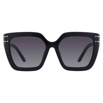 Dior DIORSIGNATURE S11F Smoke Gradient Square Ladies Sunglasses CD40171F 01B 55