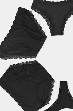 Stripe and Stare All Styles Knicker Box in Black at Nordstrom, Size X-Small Uk