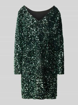 Colourful rebel Minikleid mit Paillettenbesatz in Tuerkis, Gr&ouml;&szlig;e M