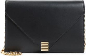 Lanvin Concerto Arpège Black Leather Chain Wallet