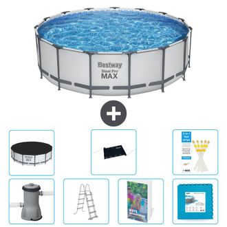 Bestway Piscina Bestway Steel Pro Max Redonda - 488x122 Cm - 8-piezas S621