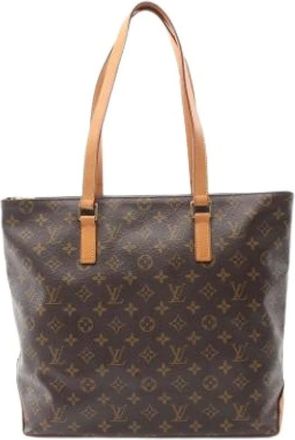 Louis Vuitton Pre-owned Tote Bags, female, Brown, Size: ONE SIZE Pre-owned Cabas Mezzo Tote Bag