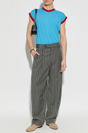 Versace Sleeveless T-shirt, Mens, Blue