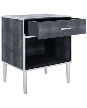Safavieh Couture Tammy 1-Drawer Faux Shagreen Nightstand