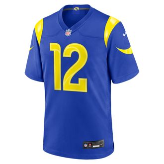 Nike Puka Nacua Los Angeles Rams Nike Mens NFL Game Jersey in Blue | 67NM0IUS9XF-DA0