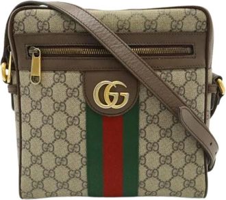 Gucci Pre-owned Cross Body Bags, female, Beige, Size: ONE SIZE Pre-owned Vintage GG Supreme Handbag