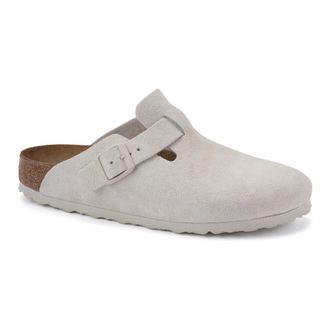 Birkenstock Schoenen, Dames, Wit, 40 EU, Su&egrave;de, Klassieke su&egrave;de leren sandalen