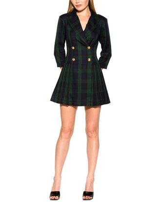 Alexia Admor Jacki Pleated Blazer Dress