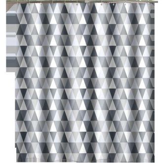 OEM Cortina De Ducha, 180x180 Cm, Lavable A M&aacute;quina, De Poli&eacute;ster, Con Dobladillo Inferior Con Peso Y 12 Ganchos, Ideal Para Ba&ntilde;era O Ba&ntilde;o, Con Estampado 