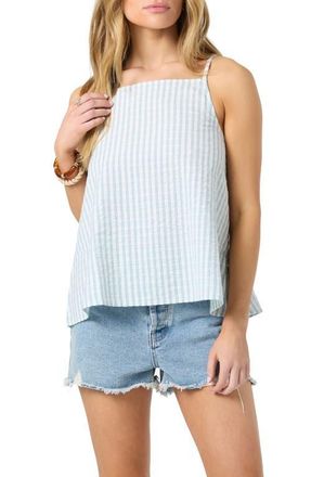 O'Neill Martina Stripe Cotton Camisole in Winter White at Nordstrom, Size Xx-Large