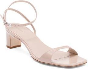 Reformation Sage Ankle Strap Sandal in Alabaster Patent at Nordstrom Rack, Size 6.5