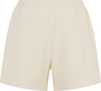 Moncler Womens Shorts With Drawstring Cream Polyester