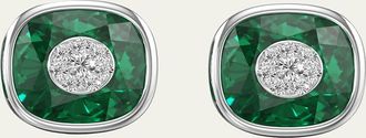 Bhansali One Collection 10mm Fusion Cushion Earrings
