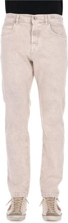 Eleventy Straight Jeans - Heren - Regular Fit Jeans - Beige - W34 - Katoen - Jeans