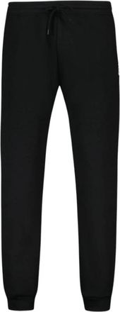 Le Coq Sportif Comfortabele Katoen/Polyester Loszittende Broek - Heren - Sweatpants - Zwart - S - Katoen - Broeken