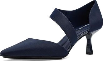 Anne Klein Cerys Womens Shoes Navy Stretch : 7.5 M, Synthetic