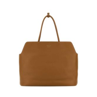 Prada Caramel Leather Shopping Bag