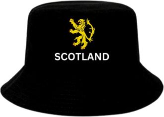 Generic Scotland Black Lion Rampant Bucket Hat, Fast UK Post