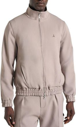 Mani&egrave;re De Voir Sullivan Reversible Eiffel Jacket in Mushroom at Nordstrom, Size Xx-Large