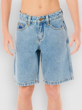 Rip Curl Hyped Up Denim Walk Kids Pantalones Cortos azul