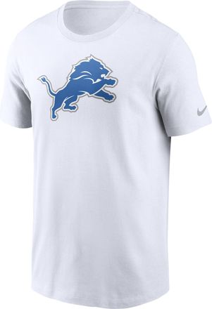 Nike Detroit Lions Logo Essential Nike Mens NFL T-Shirt in White | N19910A9J-UXR