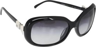 Chanel Pre-owned Accessories, female, Black, Size: ONE SIZE Pre-owned Plastic Sunglasses