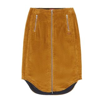 Diesel Short Skirts, female, Brown, Size: S Brown Stylish Skirt