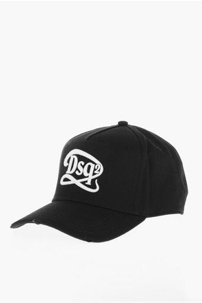 Dsquared2 Solid-Color Baseball Cap with Embossed Monogram size One Size