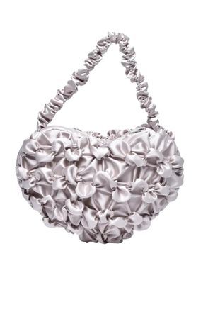 Esth&eacute; Esth&eacute; Shoulder Bag Satin - Pearl Grey
