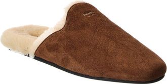 Prada Suede & Shearling Mule