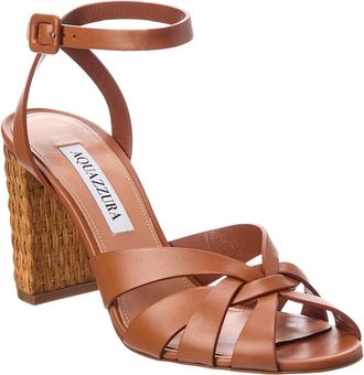 Aquazzura Copacabana 85 Leather Sandal