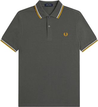 Fred Perry Polo M3600 - - Tops - Uomo - Verde - L