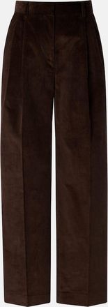 Toteme Pantaloni a gamba larga in velluto a coste