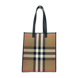 Burberry Bolso Tote Haymarket Check Canvas - Bags - Mujer - Multicolor - ONE SIZE