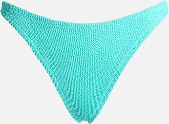 MC2 Saint Barth Woman Water Green Crinkle Cheeky Swim Briefs Naomi