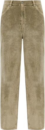 Our Legacy Vast Cut Corduroy Broek - Heren - Straight fit broeken - Groen - W29 - Katoen - Broeken