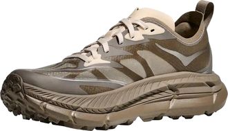 Hoka One One Mens Sneakers Mafate Speed 4 Lite Light Roast Roast-Oatmilk Upper: Textile Trainers Roast/oatmilk