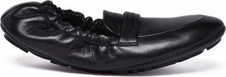 Alexander Hotto Black Classic Leather Loafers