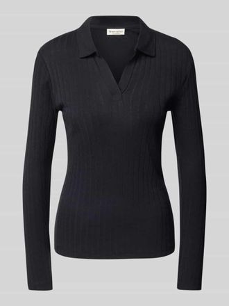 Marc O'Polo Regular Fit Poloshirt aus Baumwoll-Mix in Marine, Gr&ouml;&szlig;e XS